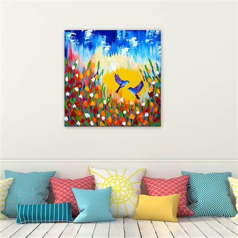 Bright Painting - Etsy