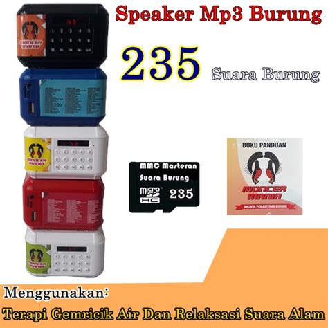 Jual Termurah Speaker Mp3 Masteran Burung 235 285 Isian Moncer Mania