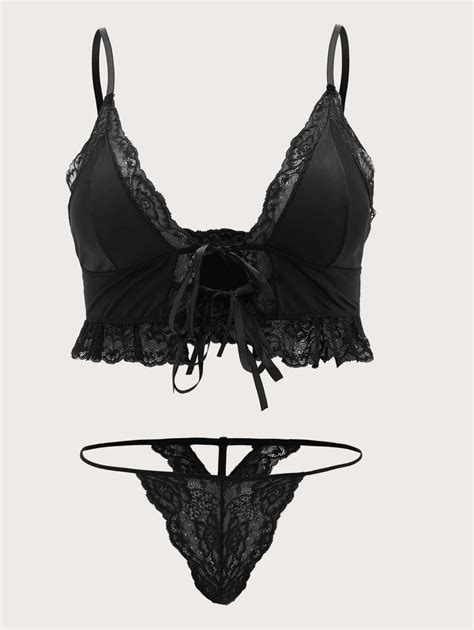 Conjunto Calcinha E Suti Lingerie Feminina Shein Nunca Usado Enjoei