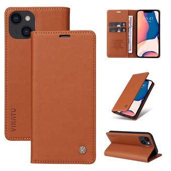 6 sur YIKATU Etui folio magnétique 2 en 1 porte monnaie Pour iPhone