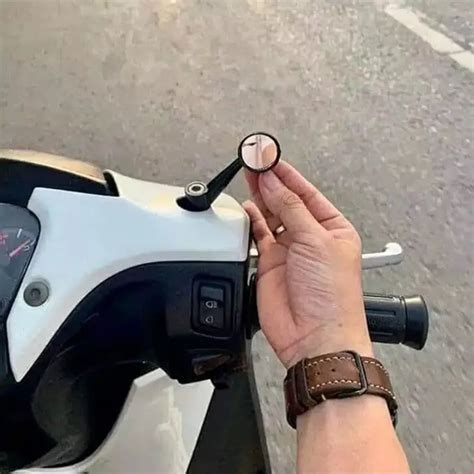 10 Modifikasi Spion Motor Dari Dibikin Kecil Hingga Berukuran Besar
