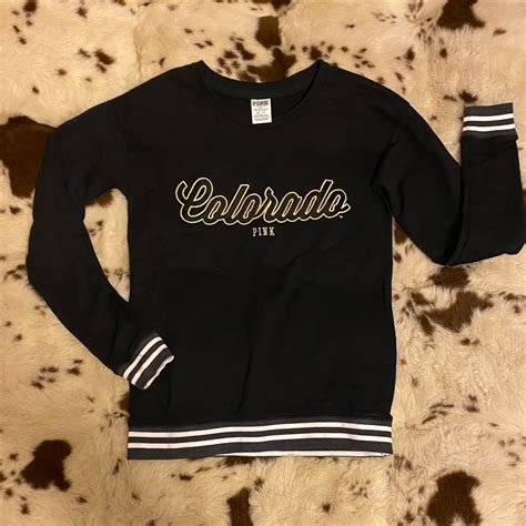 university  colorado cu buffs pink sweatshirt gem