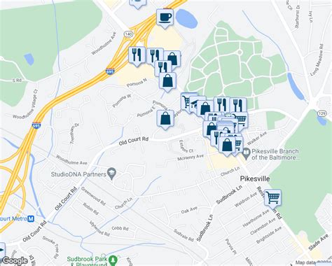 4000 Old Court Road Pikesville Md Walk Score