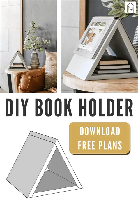 Diy Book Holder Download Free Plans Diy Book Holder Diy Book Diy