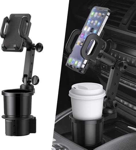 Ajxn 1 Pc Car Cup Holder Phone Mount Universal Adjustable