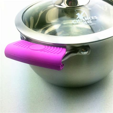 Kitchen Silicone Clip Insulation Against Hot Oven Protect Hands Take Silicone Pot Handle Holder