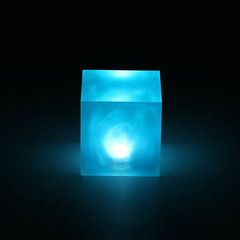 Tesseract Cube Cosmic Cube With Led Infinity Stone Space Etsy