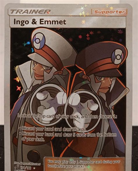 Ingo And Emmet Full Art Sm Team Up Sm9 176181 Ultra Etsy