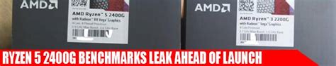AMD Ryzen 5 2400G Benchmark Leaks Out Early | Rumor RedGamingTech