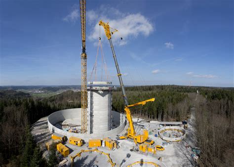 Liebherr Ltm 11200 91 At Crane Erects Worlds Tallest Wind Turbines ⋆