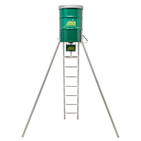 55 Gal. Leg Ladder Barrel Feeder – Advantage Outdoor