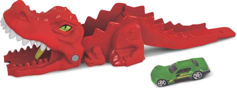 Hot Wheels Wyrzutnia Dinozaur T Rex Autko Mattel