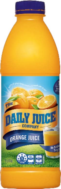 Daily Juice Orange 1l Canberra Milk