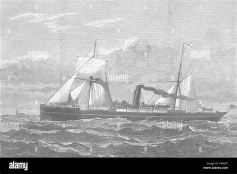South Africa Trojan Cape Mail Line 1880 Illustrated London News
