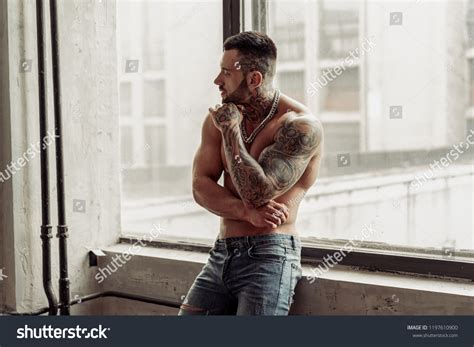 Fashion Portrait Sexy Naked Male Model Stock Photo Shutterstock