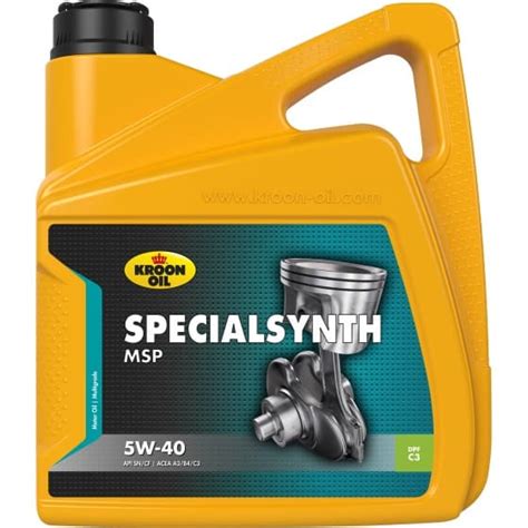 KROON OIL 5W-40 SpecialSynth MSP 4л Масло моторное - купить, цена ...