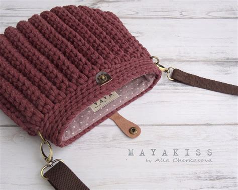 Трикотажная пряжа "Лента" Челябинск / Россия | Crochet handbags ...