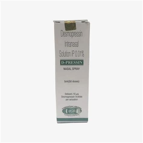 Desmopressin Nasal Spray 1 Mcg Packaging Size 5 Ml In 1 Packet At