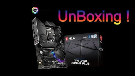 💎MSI MPG Z490 Gaming Plus Motherboard Unboxing and Overview?? - YouTube
