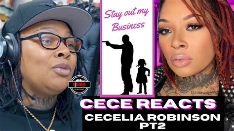 CECE REACTS Cecelia Robinson I seen My Father Shoot a Man when I was