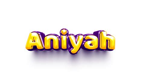Names Of Girls English Helium Balloon Shiny Celebration Sticker 3d