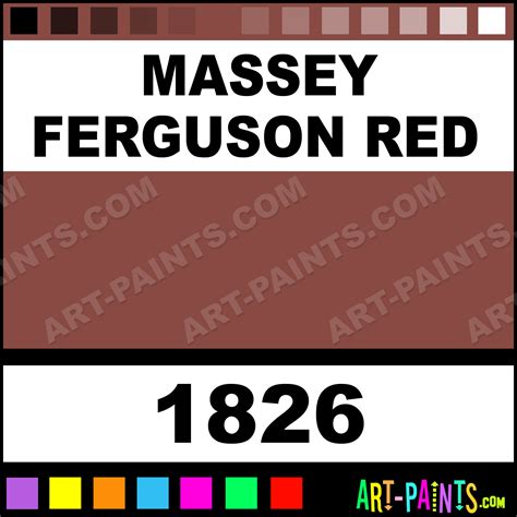 Massey Ferguson Red Farm And Implement Spray Paints 1826 Massey
