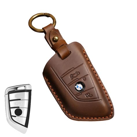 ontto for BMW Car Key Cover Premium Leather Key Fob Cover 1~ 7 Series ...