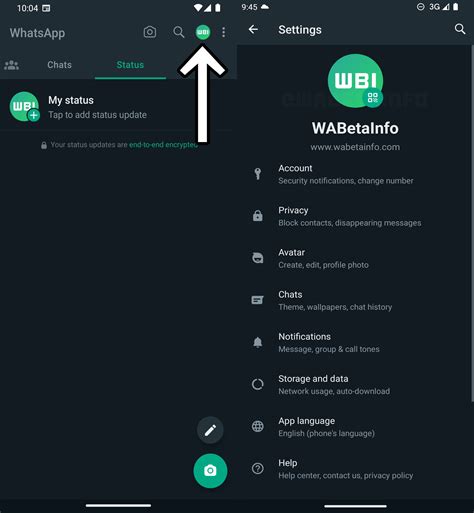 Accessing WhatsApp Settings Menu Gets Easier Android Phones SamMobile