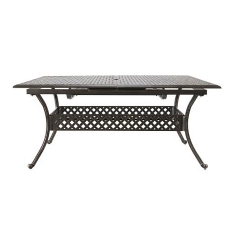 Ariel Outdoor Patina Copper Finish Expandable Dining Table 1 Unit Kroger