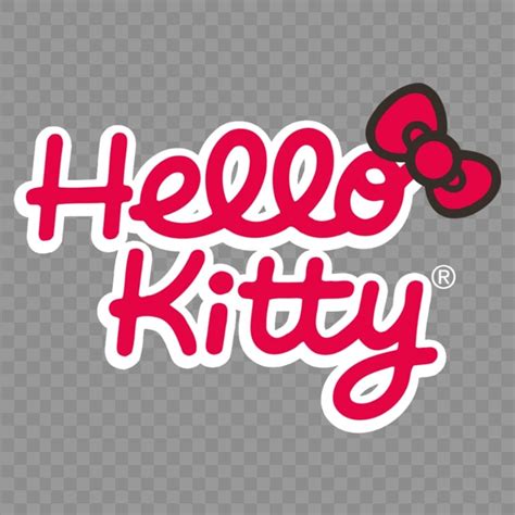 HD Pink Hello Kitty Logo Transparent Background | Citypng