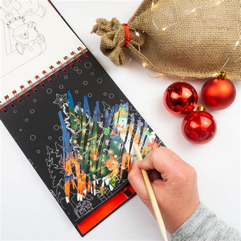 Magic Scratch Advent Calendar Ursus Buntpapierfabrik Ludwig Bähr
