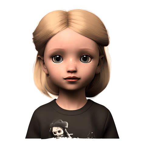 Fond De Mur Urbain Avec Une Petite Fille Blonde Creative Fabrica