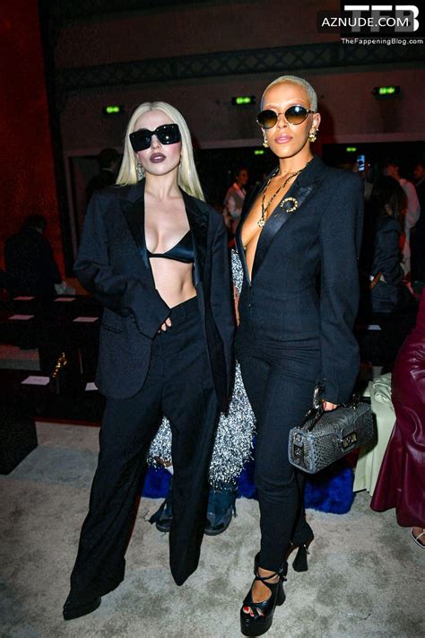 Ava Max Sexy Seen Showing Off Her Hot Tits At The Lanvin Show In Paris Aznude