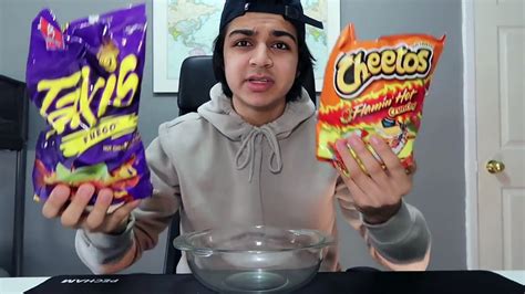 Hot Cheetos And Takis Challenge