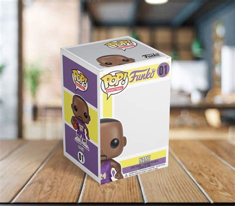 Funko BASKETBALL. Custom Funko Pop Box. Digital Download PSD File - Etsy