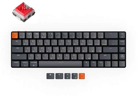 Купить Клавиатура Keychron K7 RGB Red Switch - цена: 8612 ...