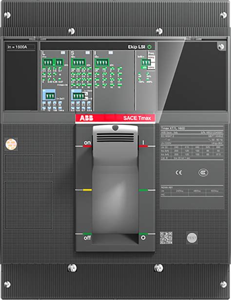 Abb Componenten Tmax Xt Xt L Ekip Dip Lsi In A Polig Vast