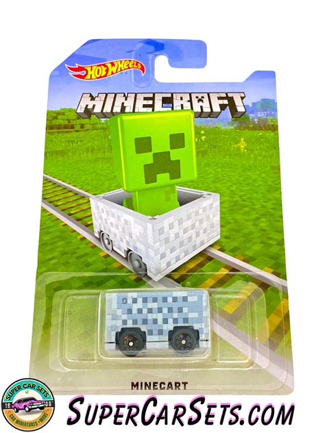 Hot Wheels Minecraft Minecart Creeper Etsy
