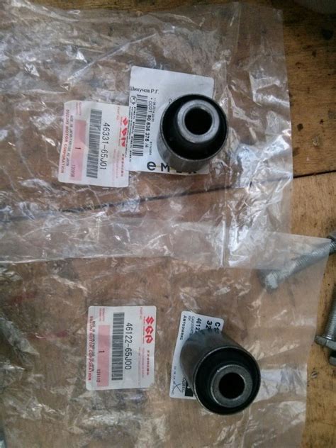 Задние рычаги, развальные болты — Suzuki Grand Vitara (2G), 2,4 л, 2008 ...