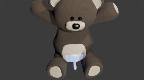 Teddy Bear Sextoy Fuck Machine Animated And Rigged 3D Model By TriDsign