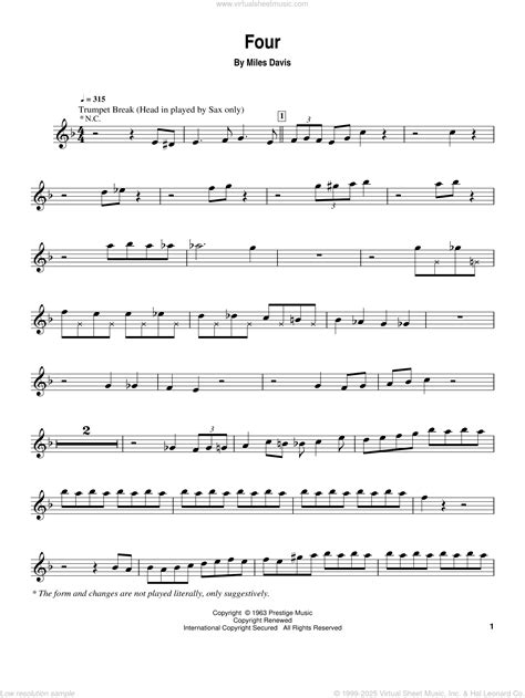 sheet music trumpet 2