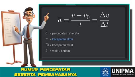 Rumus Percepatan Lengkap Beserta Pembahasanya