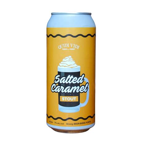 Salted Caramel Stout Single 473ml Can Quidi Vidi Brewery