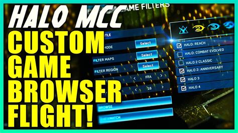 Halo MCC Custom Games Browser Flight VERY SOON And Halo MCC Season 5