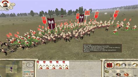 Rome Total War Roman Samnite Gladiators V Germans Part