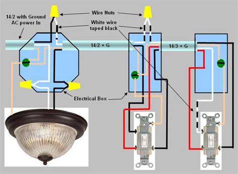 3-Way Switch Installation - Circuit Style 2