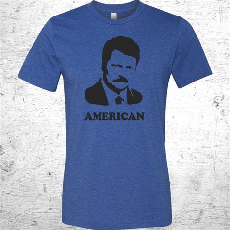 Ron Swanson American T Shirt Ron Swanson Shirt Parks N Rec Parks