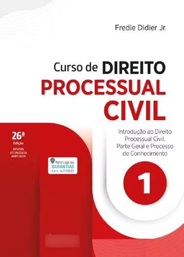 Curso De Direito Processual Civil V 1 26ª Edição 2024 Juspodivm