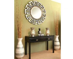 Wall Arts ~ Large Circle Mirror Wall Art Contemporary Art Deco Round ...