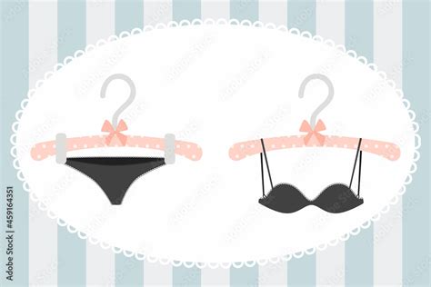 Set Of Elegant Lingerie For Women Vector Illustration Cartoon Flat Style Stock Vector Adobe